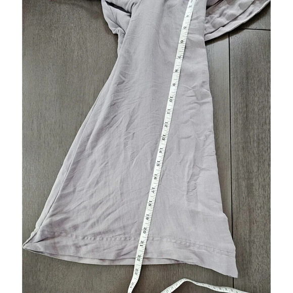 Free People Stars Aligned Bell Sleeve  Crop Top Pale Purple Lagenlook XS - Picture 7 of 9